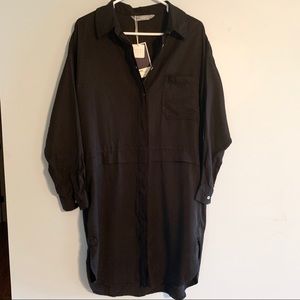 Zara button-front dress. NWT